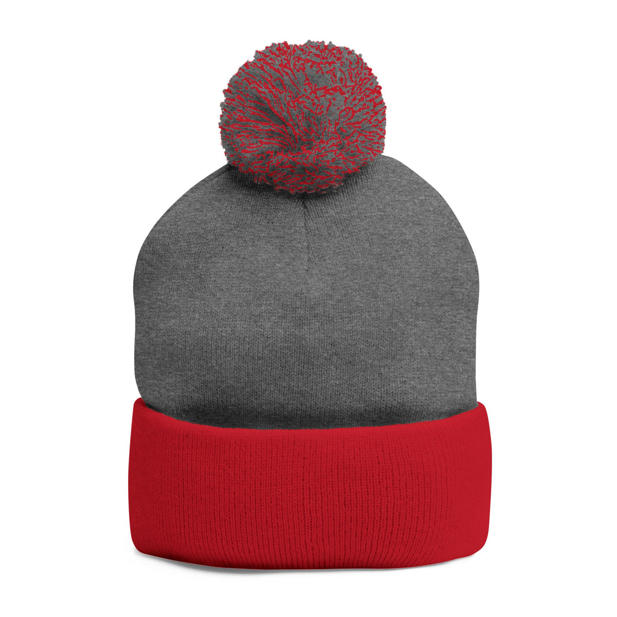 SKI GAY Pom Pom Beanie - white deco