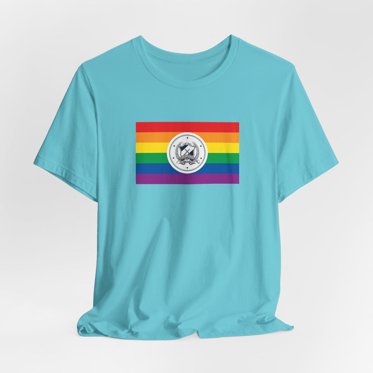 San Salvador, El Salvador Rainbow Pride Flag T-shirt, Several Color Options