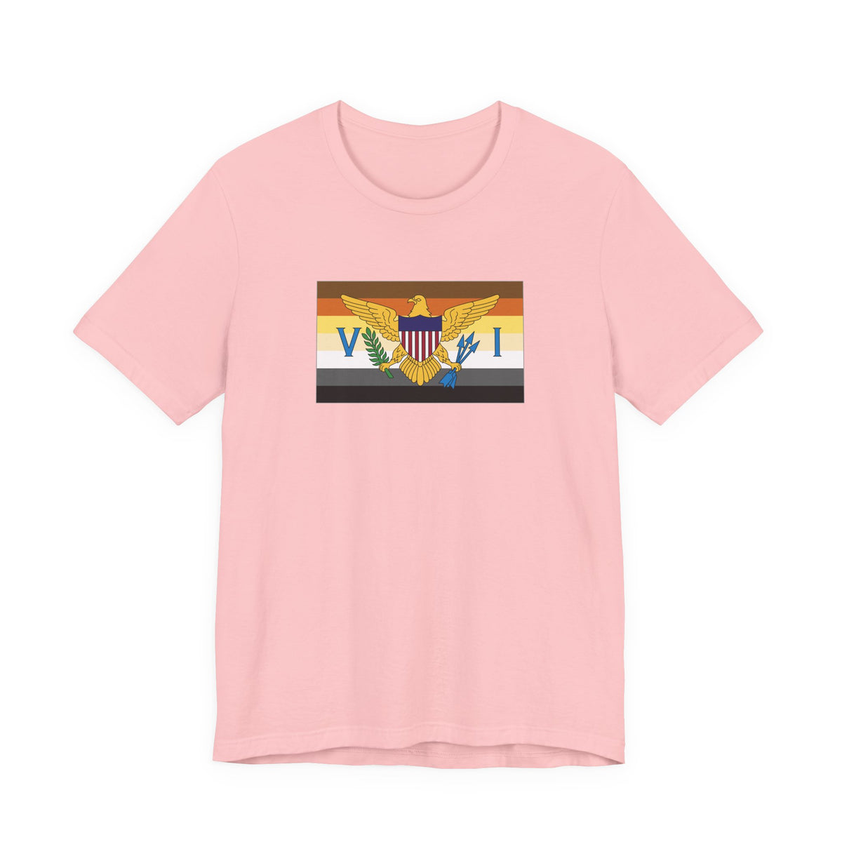 U.S. Virgin Islands Bear Pride Flag T-shirt, Several Color Options