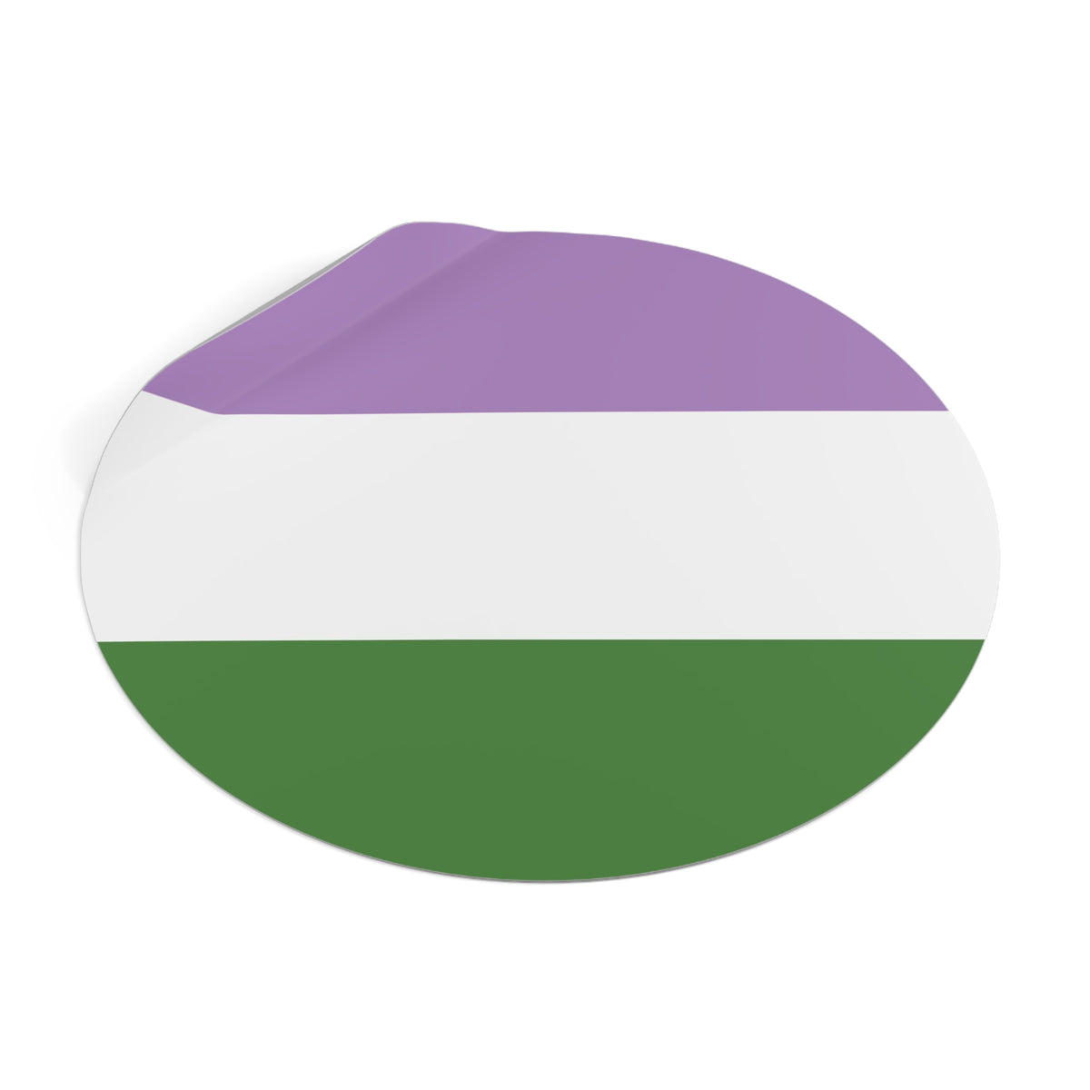 Genderqueer Pride Flag Vinyl Sticker