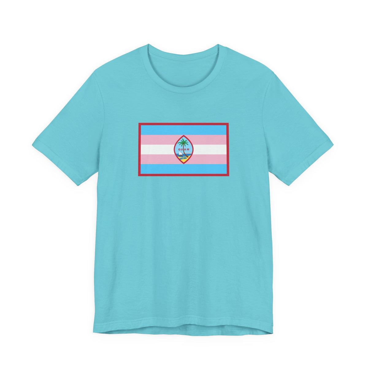 Guam Transgender Pride Flag T-shirt, Several Color Options