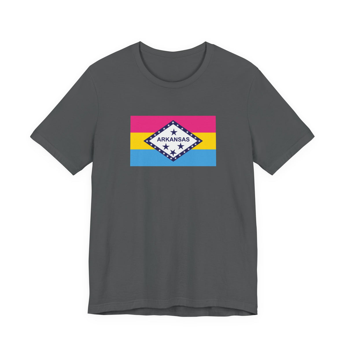 Arkansas Pansexual Pride Flag T-shirt, Several Color Options