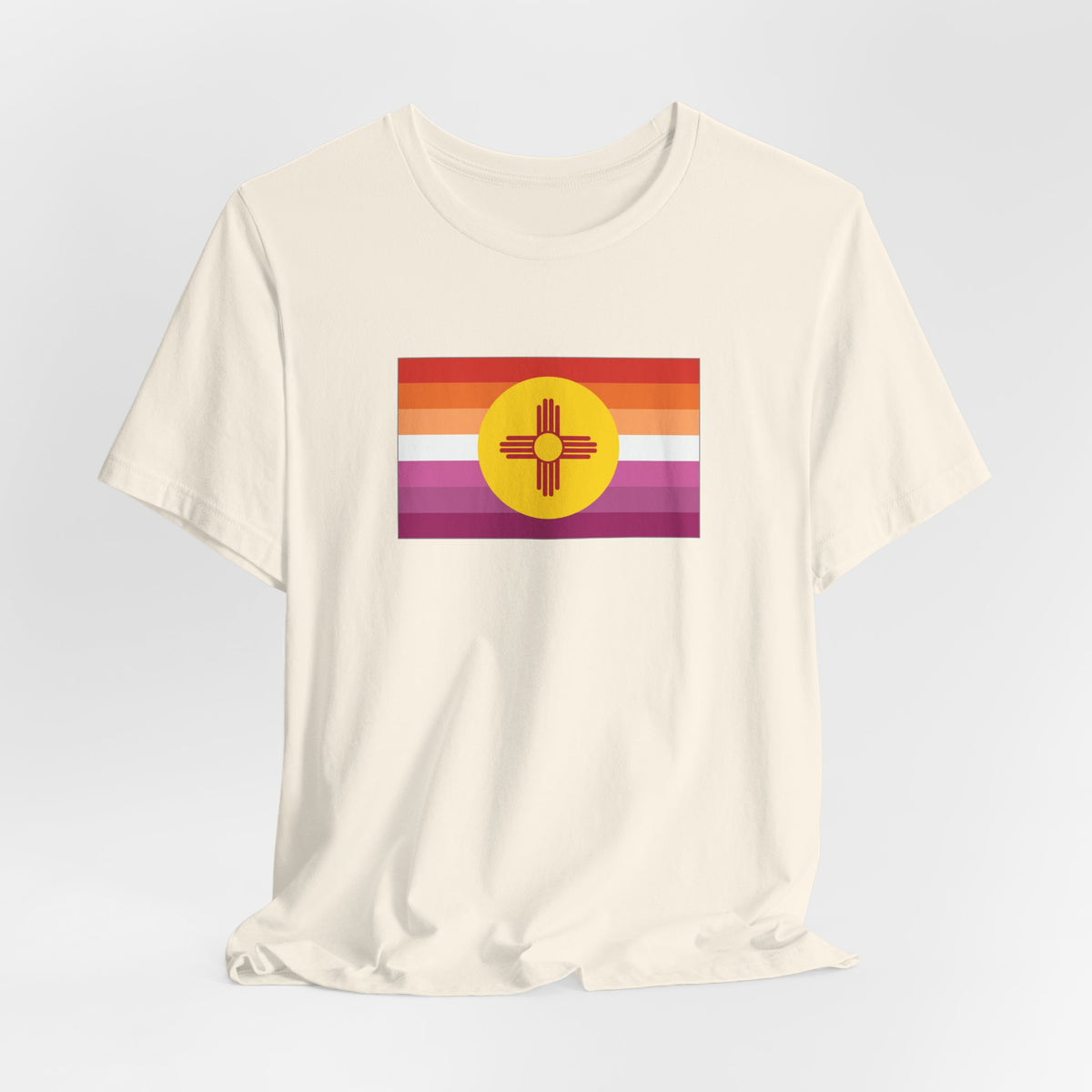 New Mexico Lesbian Pride Flag T-shirt, Several Color Options