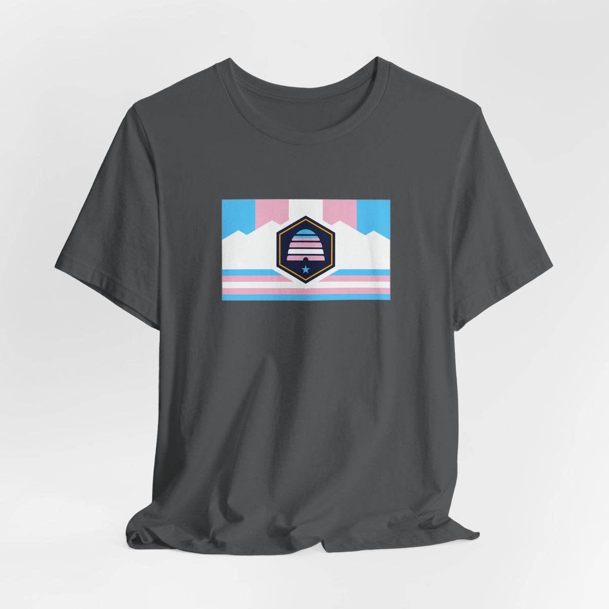 Utah Transgender Pride Flag T-shirt, Several Color Options