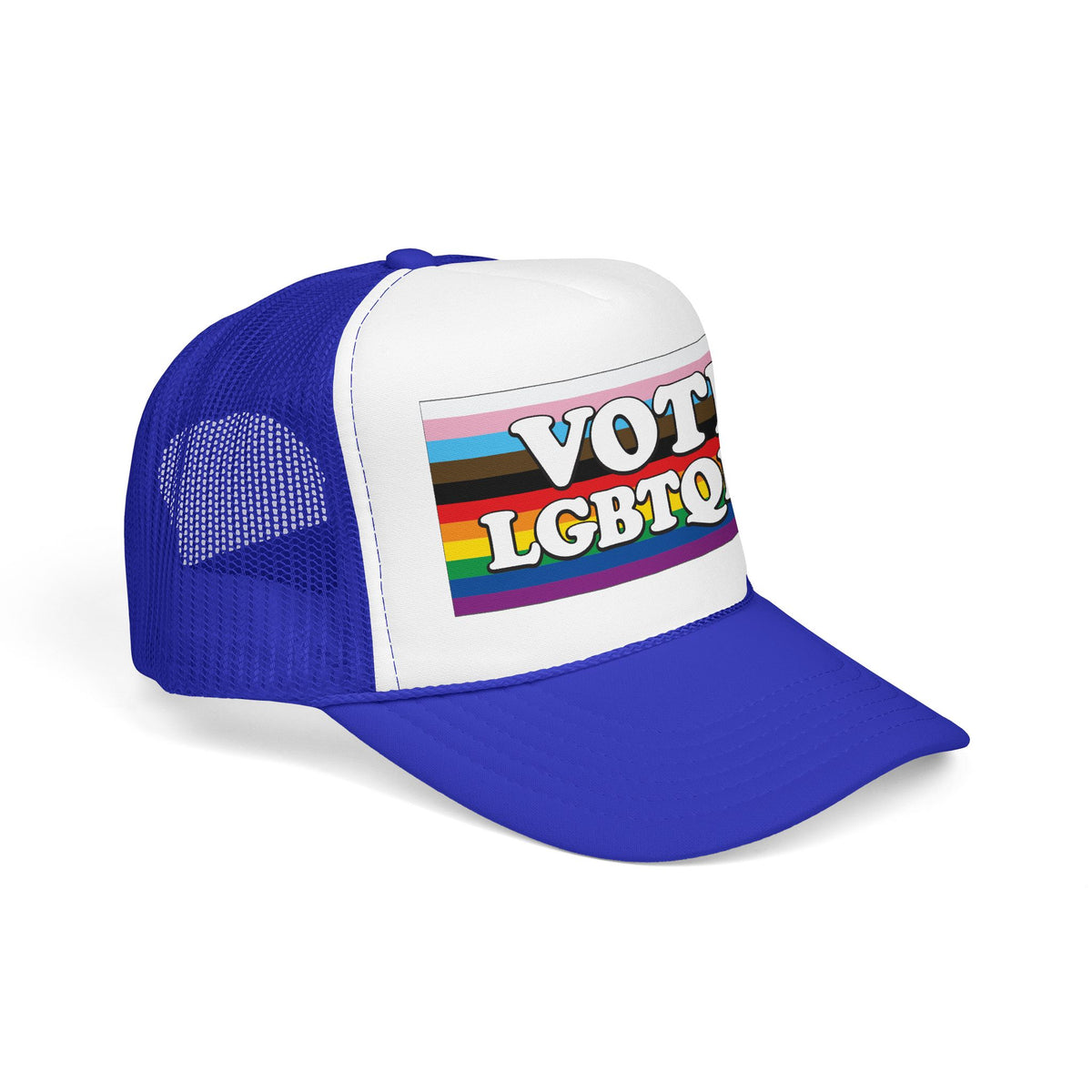 VOTE LGBTQIA+ Trucker Cap, LGBTQIA+ Rights & Equality Statement Hat