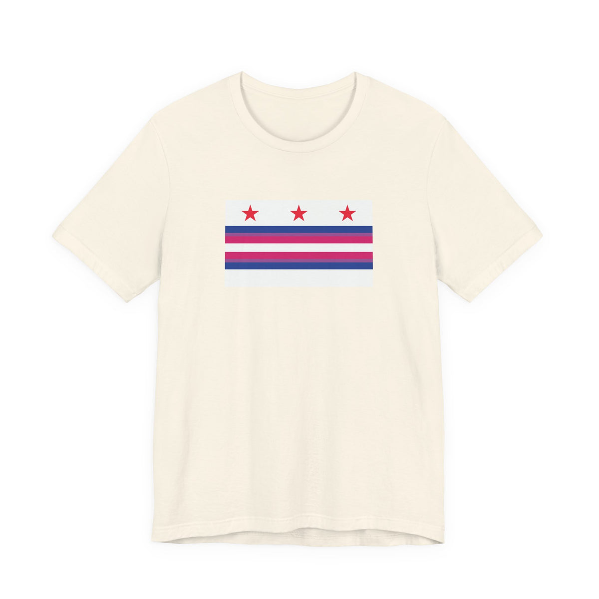 Washington, D.C. Bisexual Pride Flag T-shirt, Several Color Options