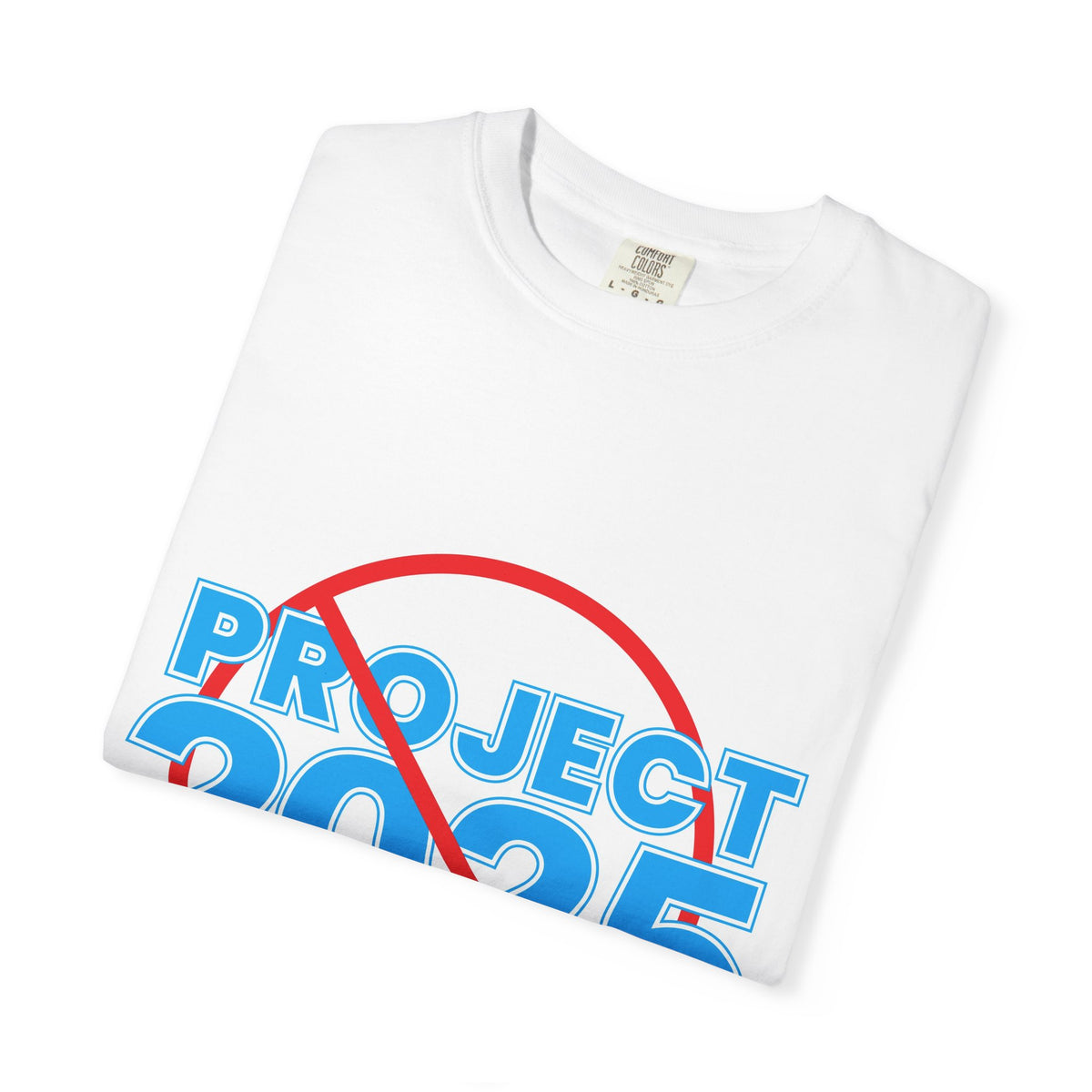 NO PROJECT 2025 Universal Sized Garment-Dyed T-Shirt -  White