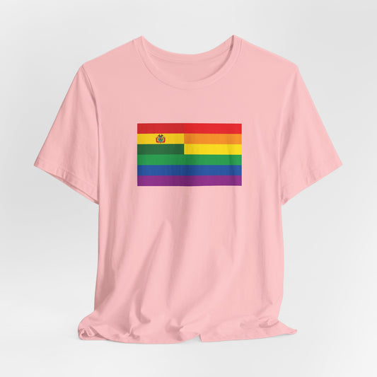 Bolivia Rainbow Pride Flag T-shirt, Several Color Options