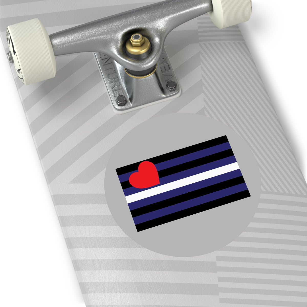 Leather Pride Flag Vinyl Sticker