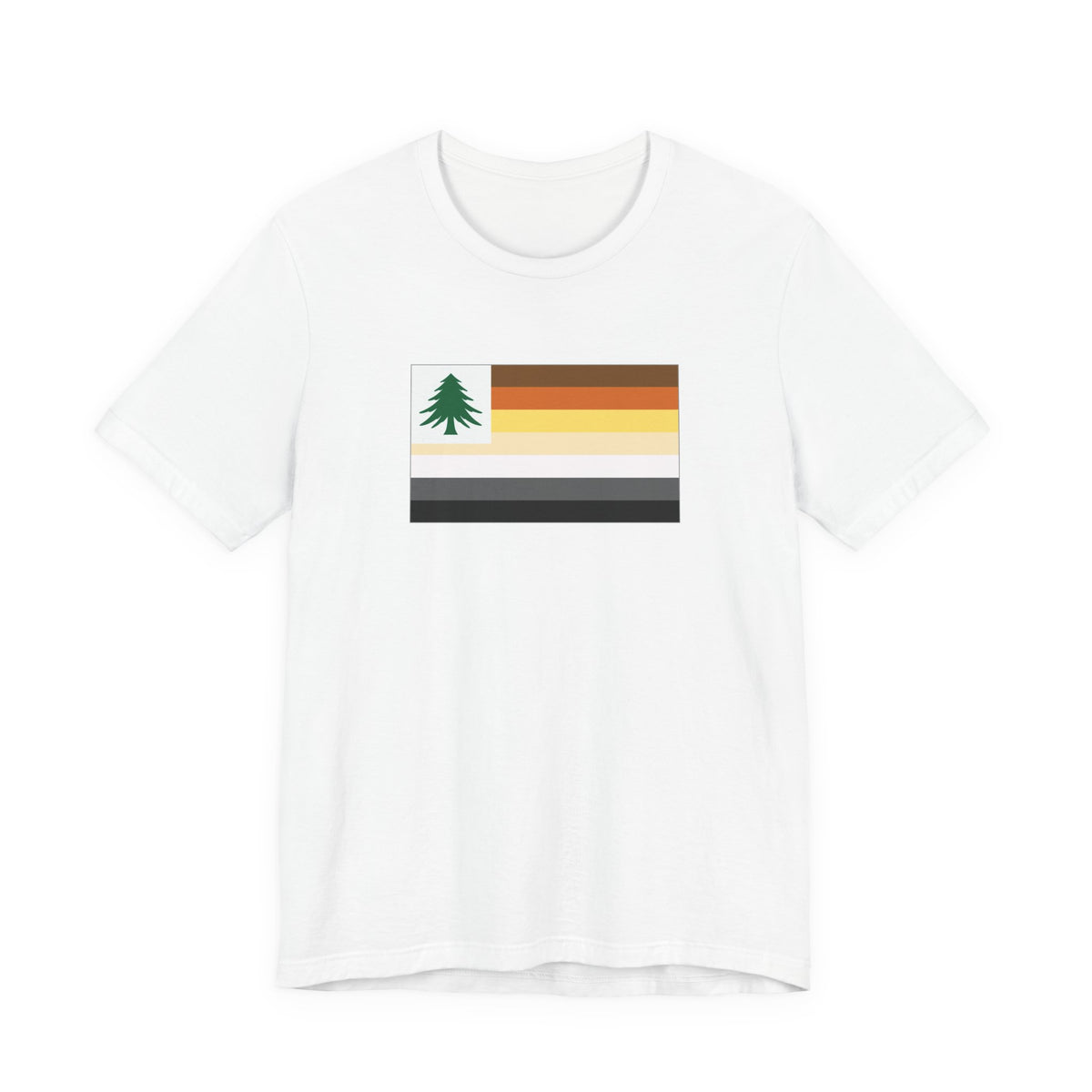 New England Bear Pride Flag T-shirt, Several Color Options
