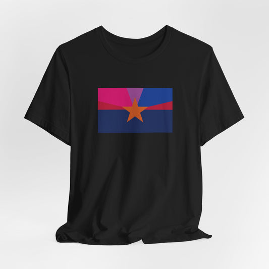 Arizona Bisexual Pride Flag T-shirt, Several Color Options