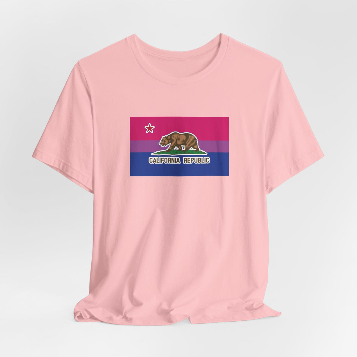 California Bisexual Pride Flag T-shirt, Several Color Options