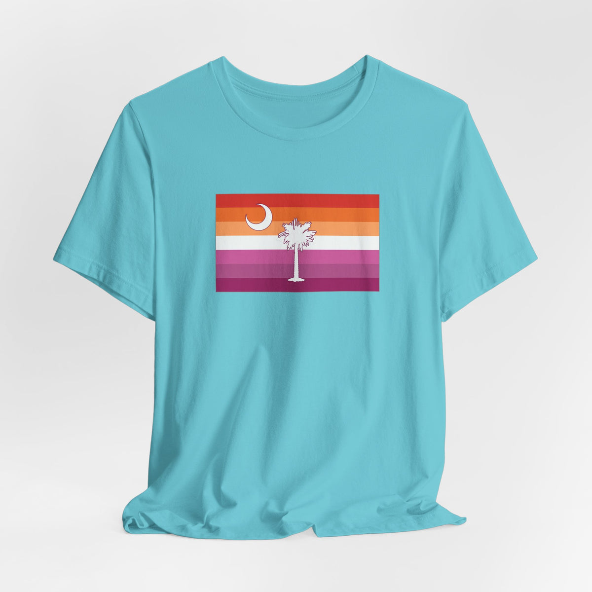 South Carolina Lesbian Pride Flag T-shirt, Several Color Options