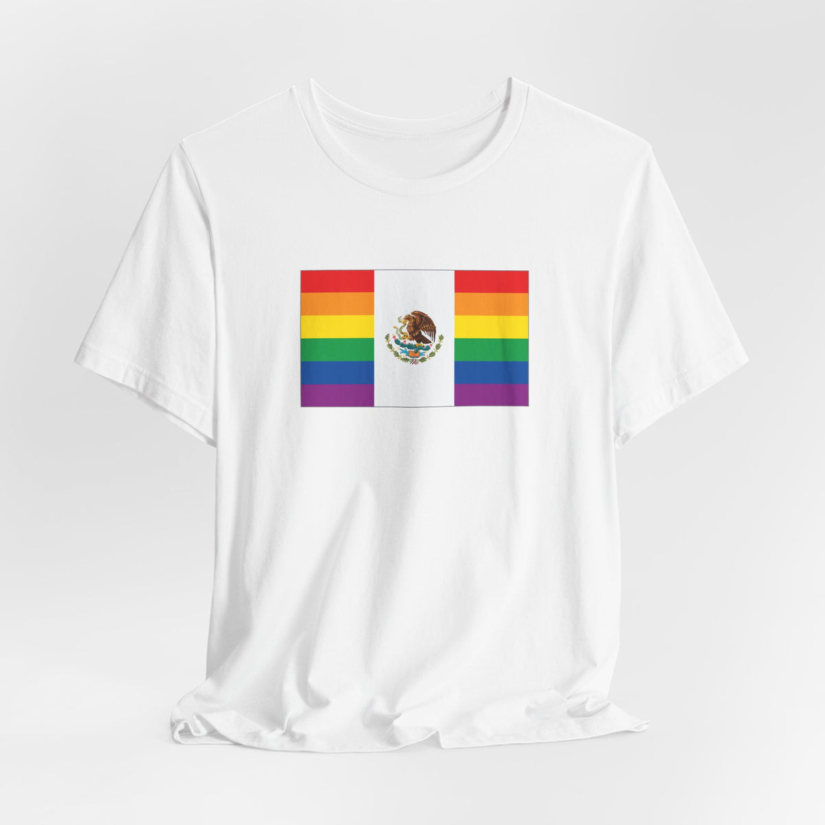 Mexico Rainbow Pride Flag T-shirt, Several Color Options