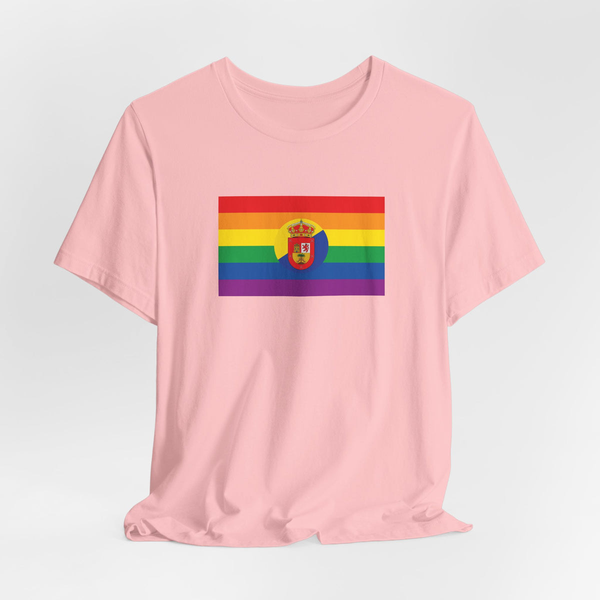 Gran Canaria, Spain Rainbow Pride Flag T-shirt, Several Color Options