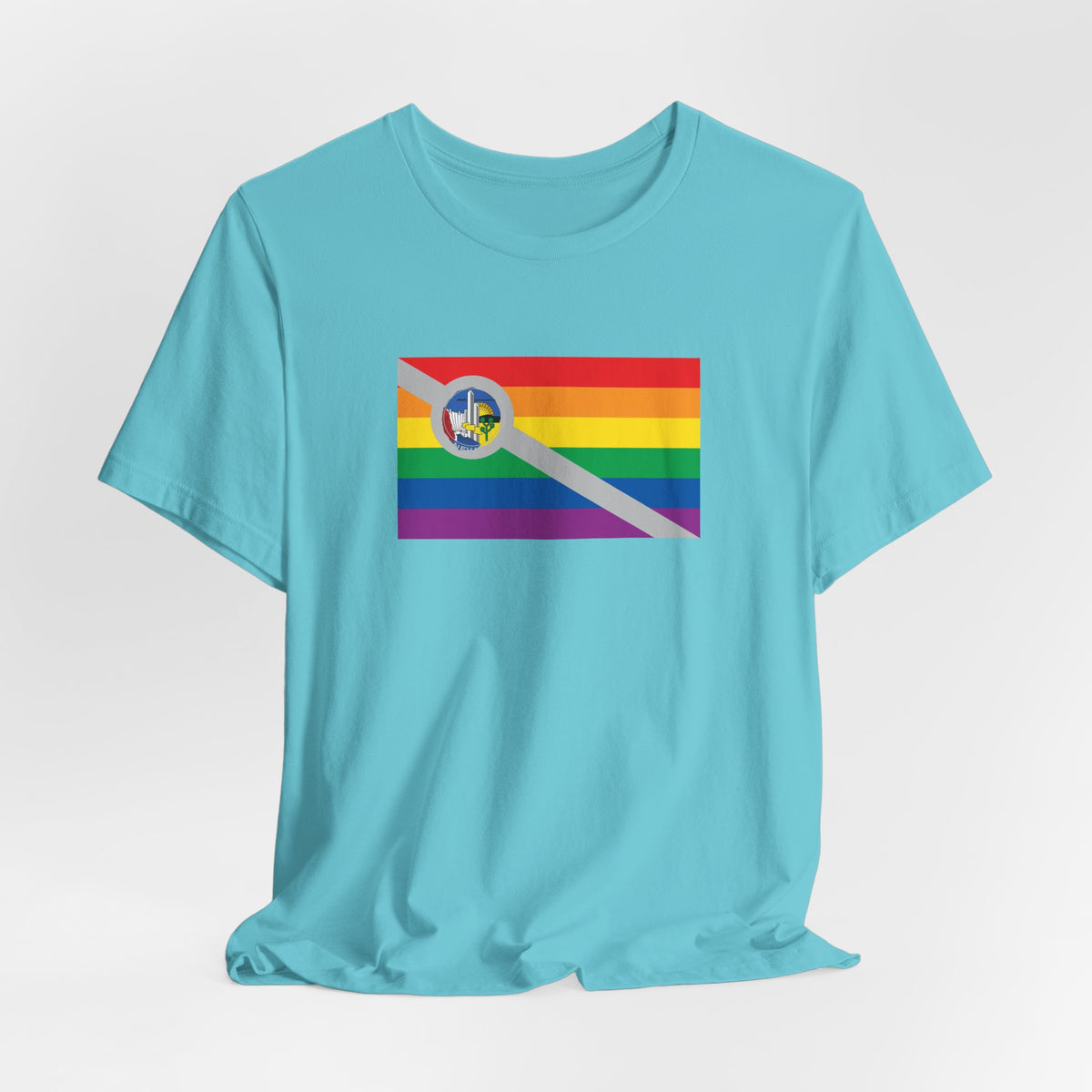 Las Vegas, Nevada Rainbow Pride Flag T-shirt, Several Color Options