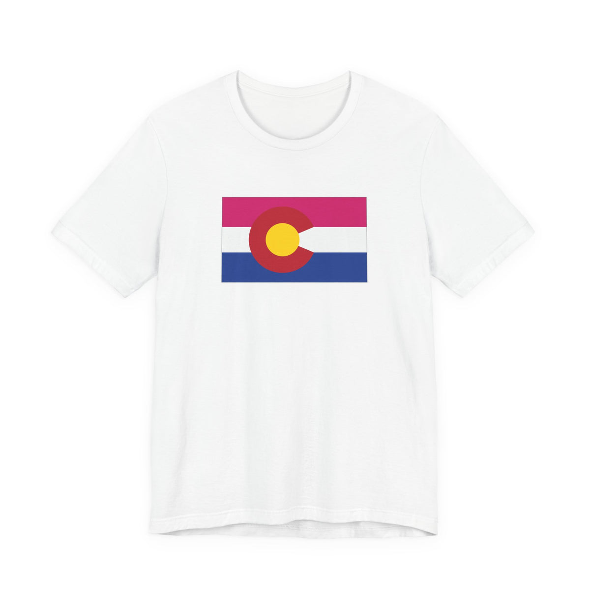Colorado Bisexual Pride Flag T-shirt, Several Color Options