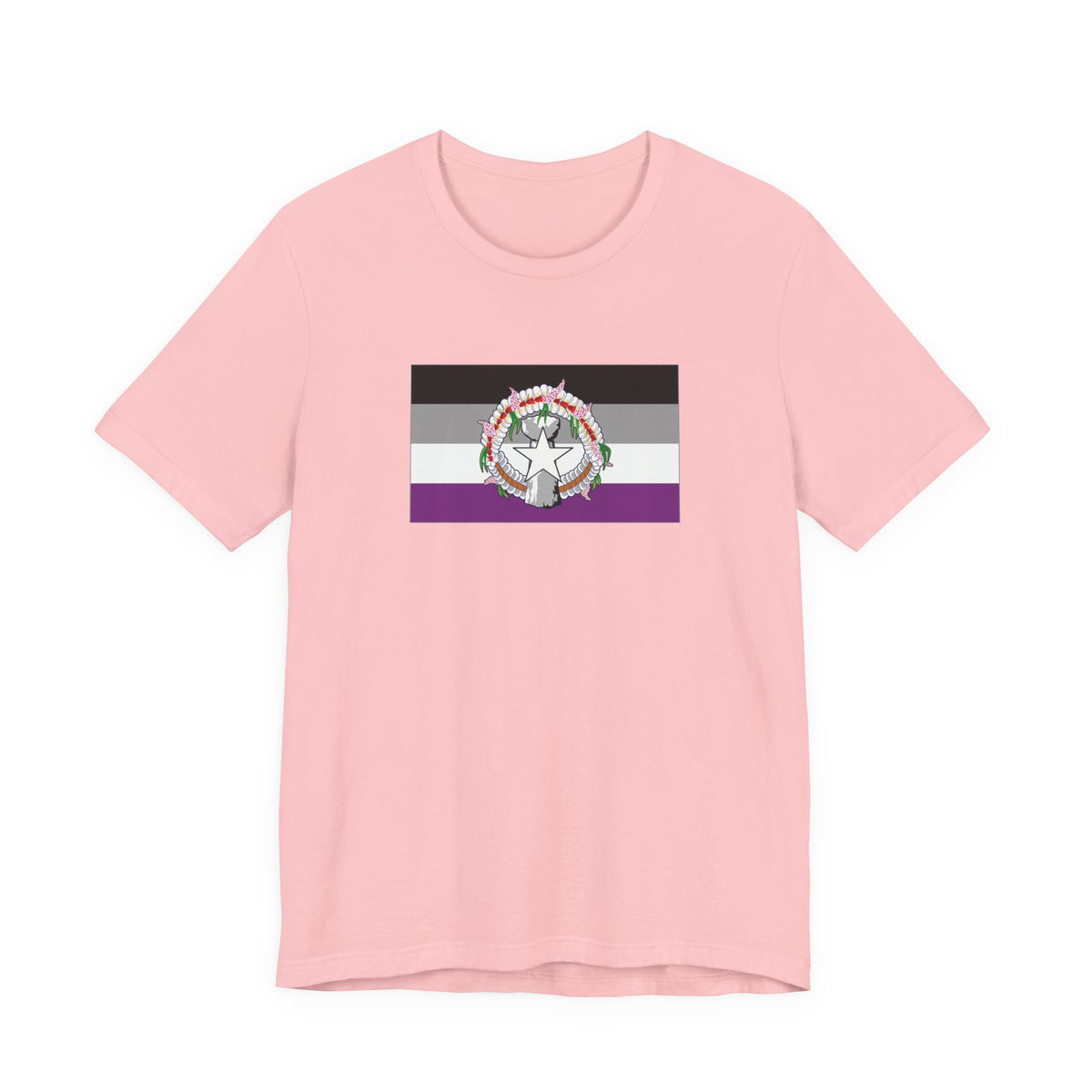 Northern Mariana Islands Asexual Pride Flag T-shirt, Several Color Options