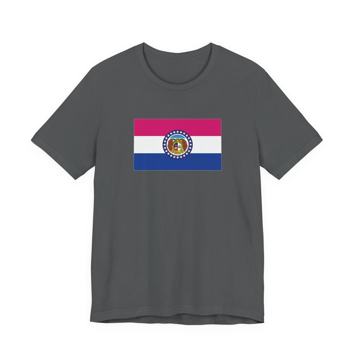 Missouri Bisexual Pride Flag T-shirt, Several Color Options
