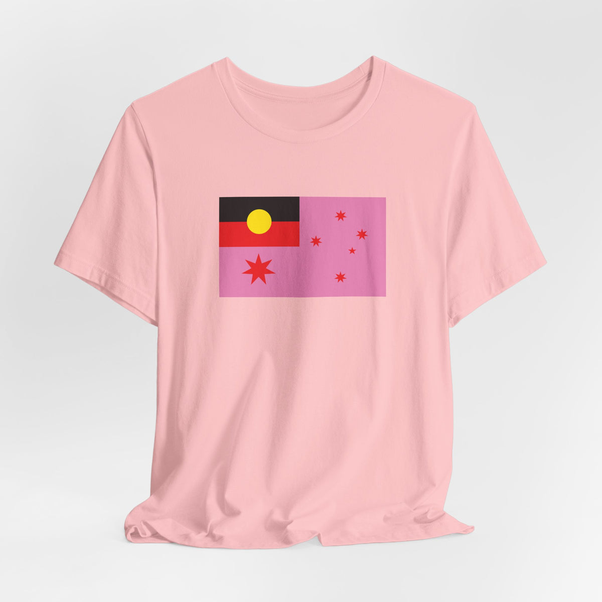 Australia Aboriginal Pink Pride Flag T-shirt, Several Color Options