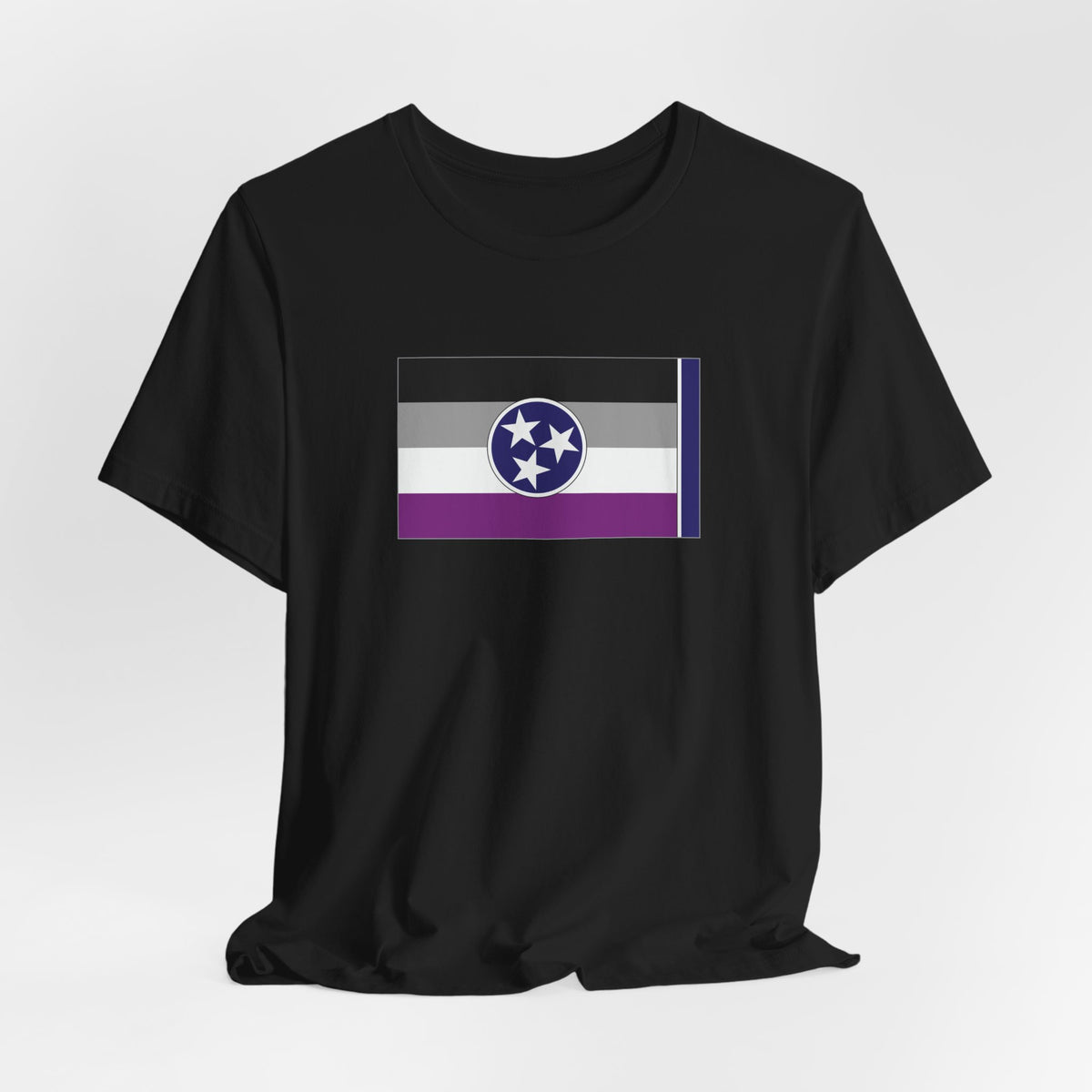 Tennessee Asexual Pride Flag T-shirt, Several Color Options