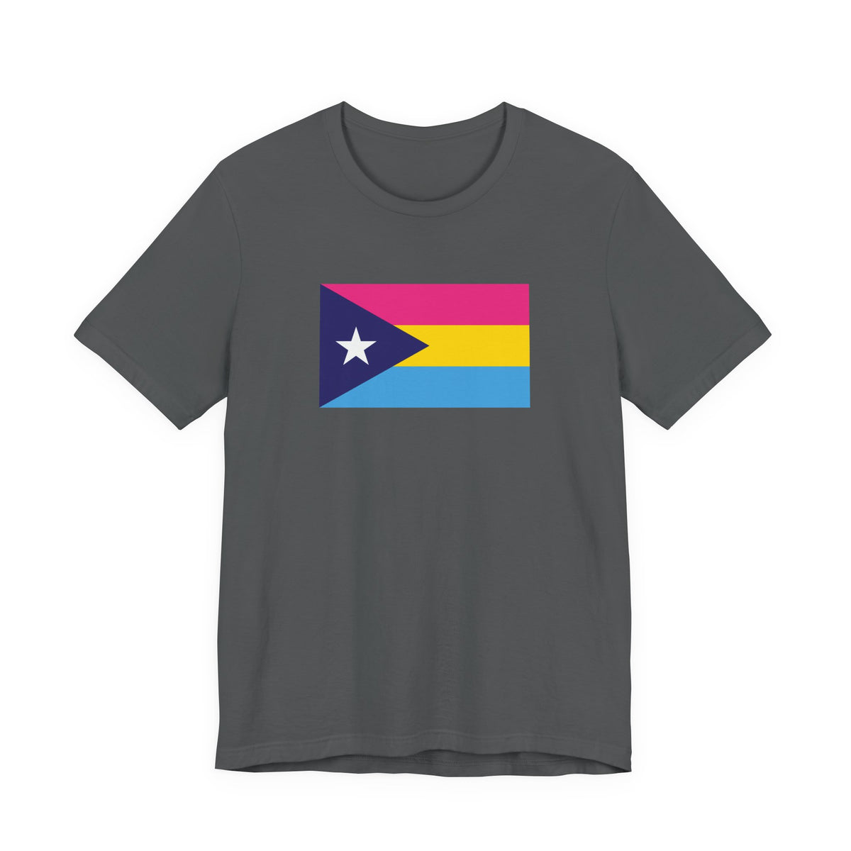 Puerto Rico Pansexual Pride Flag T-shirt, Several Color Options