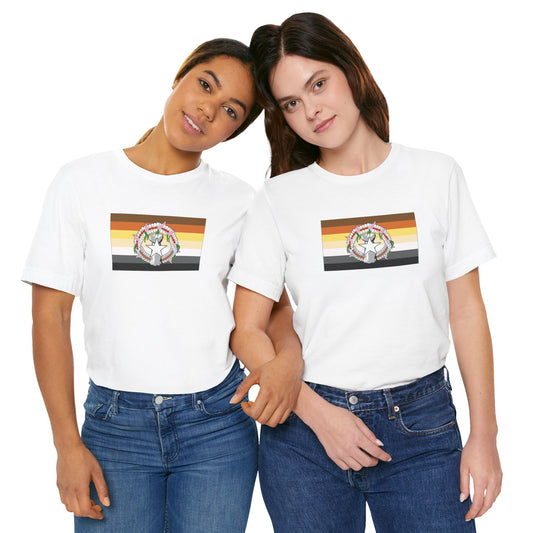 Northern Mariana Islands Bear Pride Flag T-shirt, Several Color Options