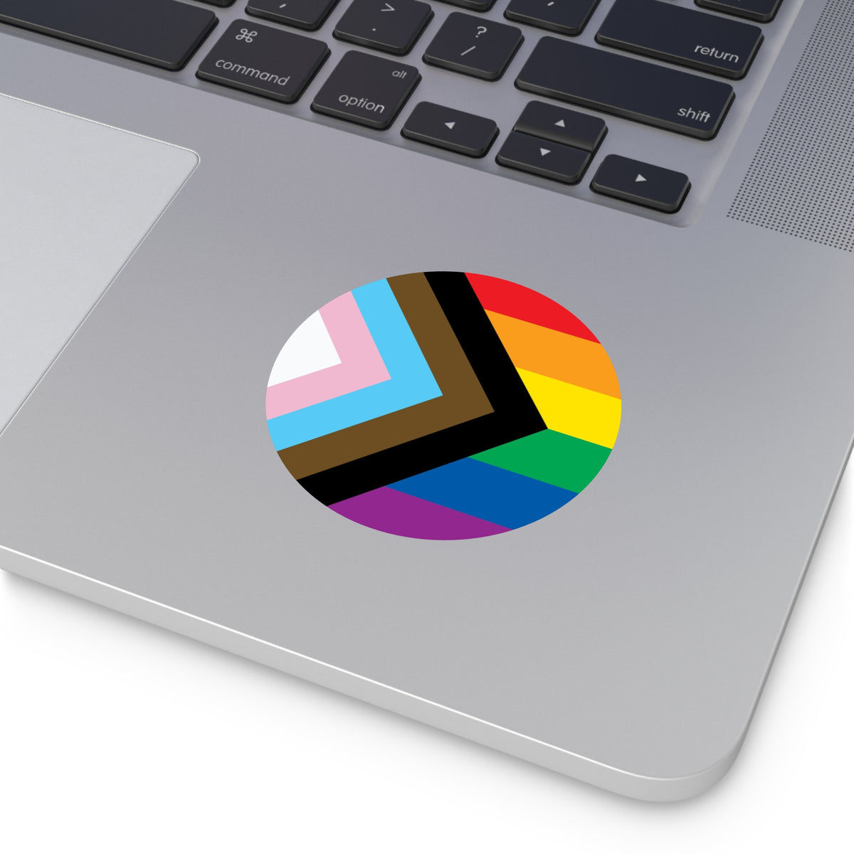 Progress Rainbow Pride Flag Vinyl Stickers