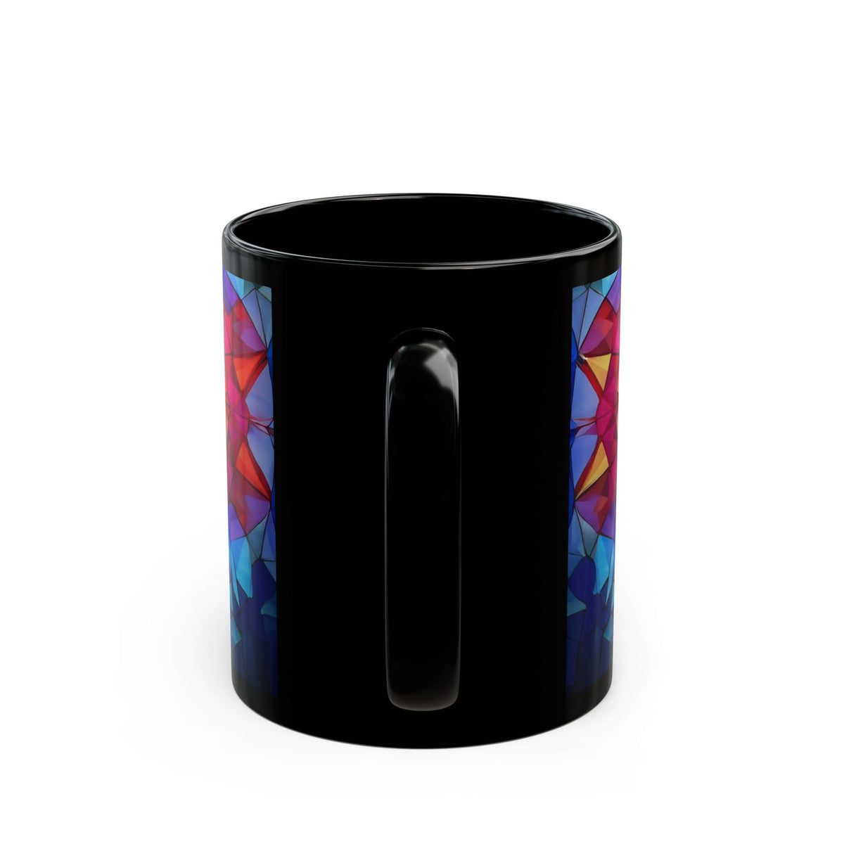 The Radiant Heart of Our Patron Saint of the Denied,  St. Luigi Black Mug
