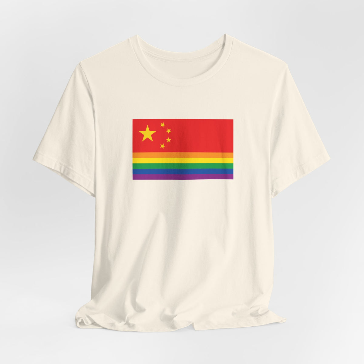China Rainbow Pride Flag T-shirt, Several Color Options