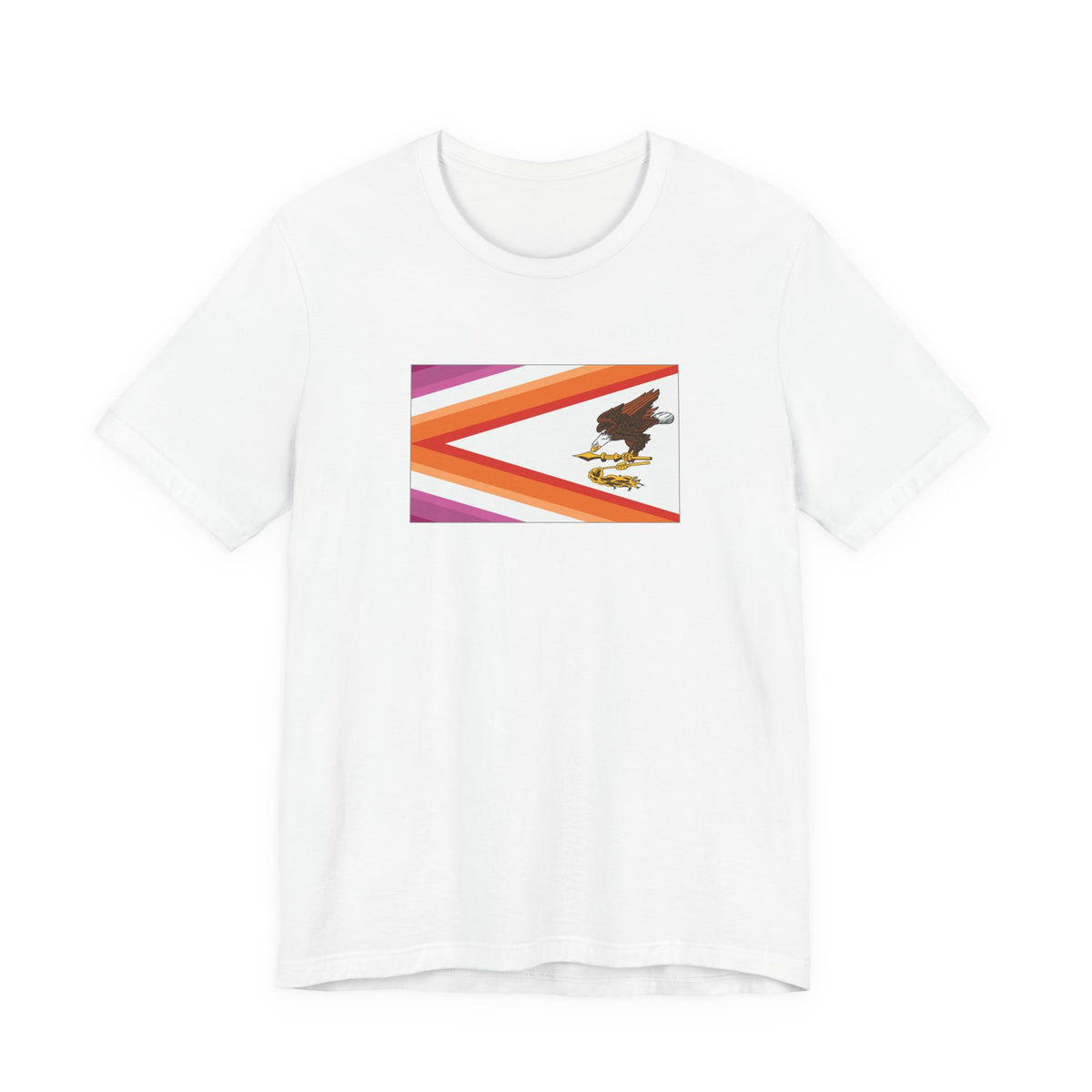 American Samoa Lesbian Pride Flag T-shirt, Several Color Options