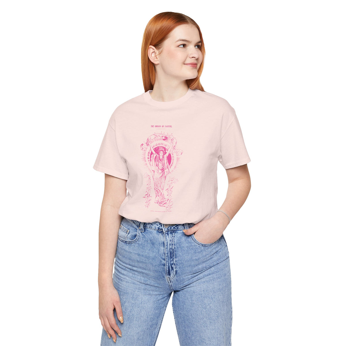 The Origin of Easter: Ostara, Victorian design T-shirt, Several Color Options