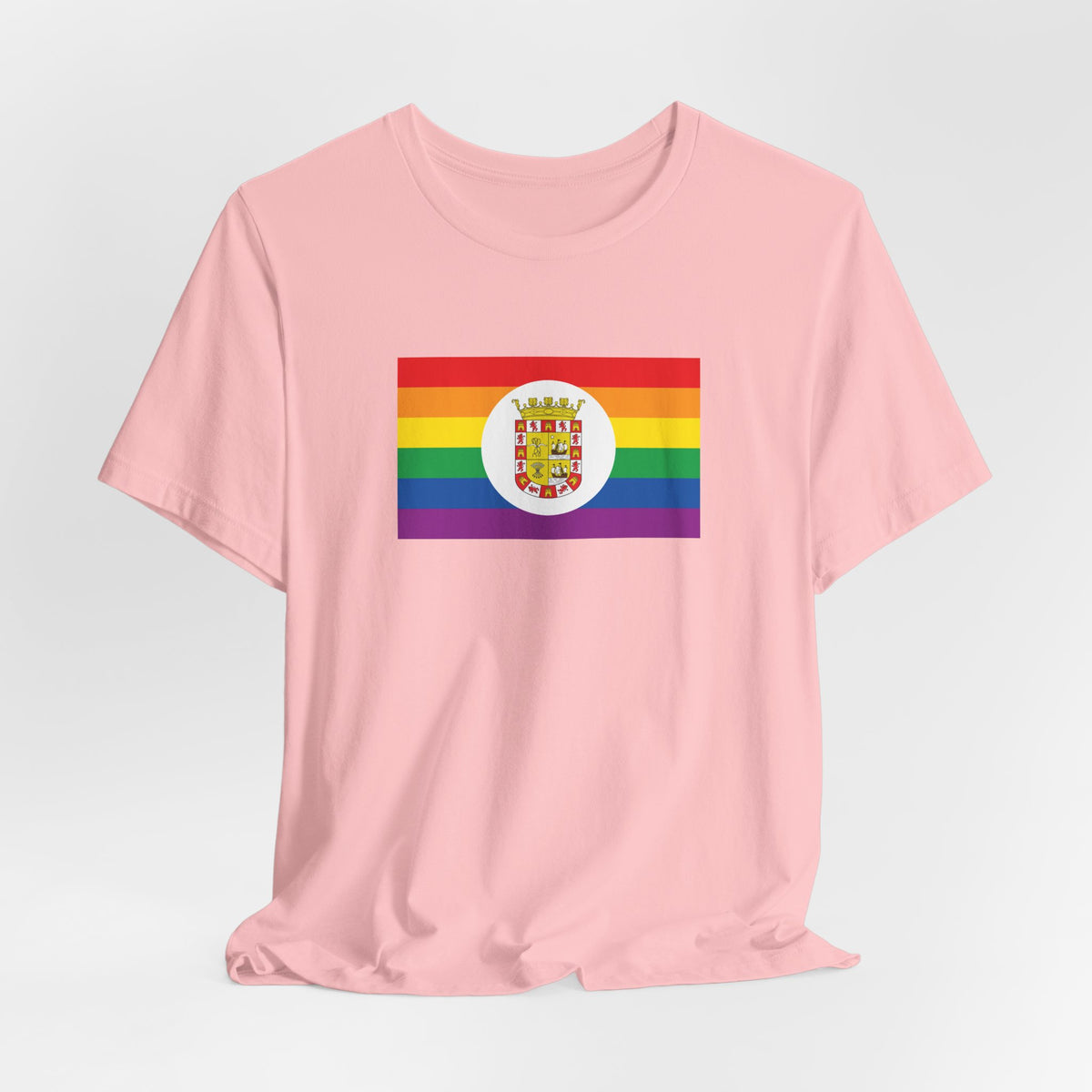 Panama City, Panama Rainbow Pride Flag T-shirt, Several Color Options