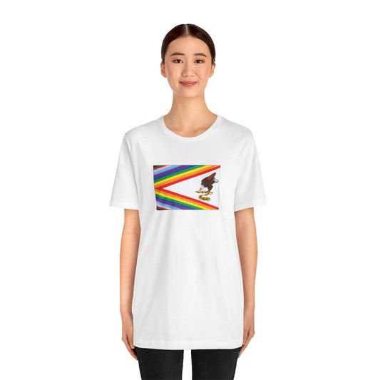 American Samoa Rainbow Pride Flag T-shirt, Several Color Options