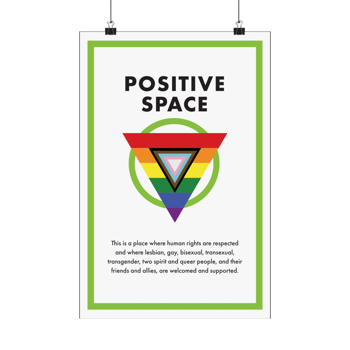POSITIVE SPACE Poster
