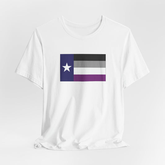 Texas Asexual Pride Flag T-shirt, Several Color Options