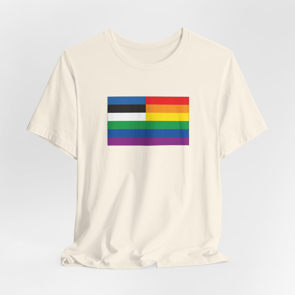 Estonia Rainbow Pride Flag T-shirt, Several Color Options