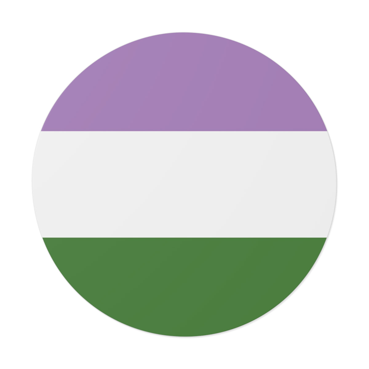 Genderqueer Pride Flag Vinyl Sticker