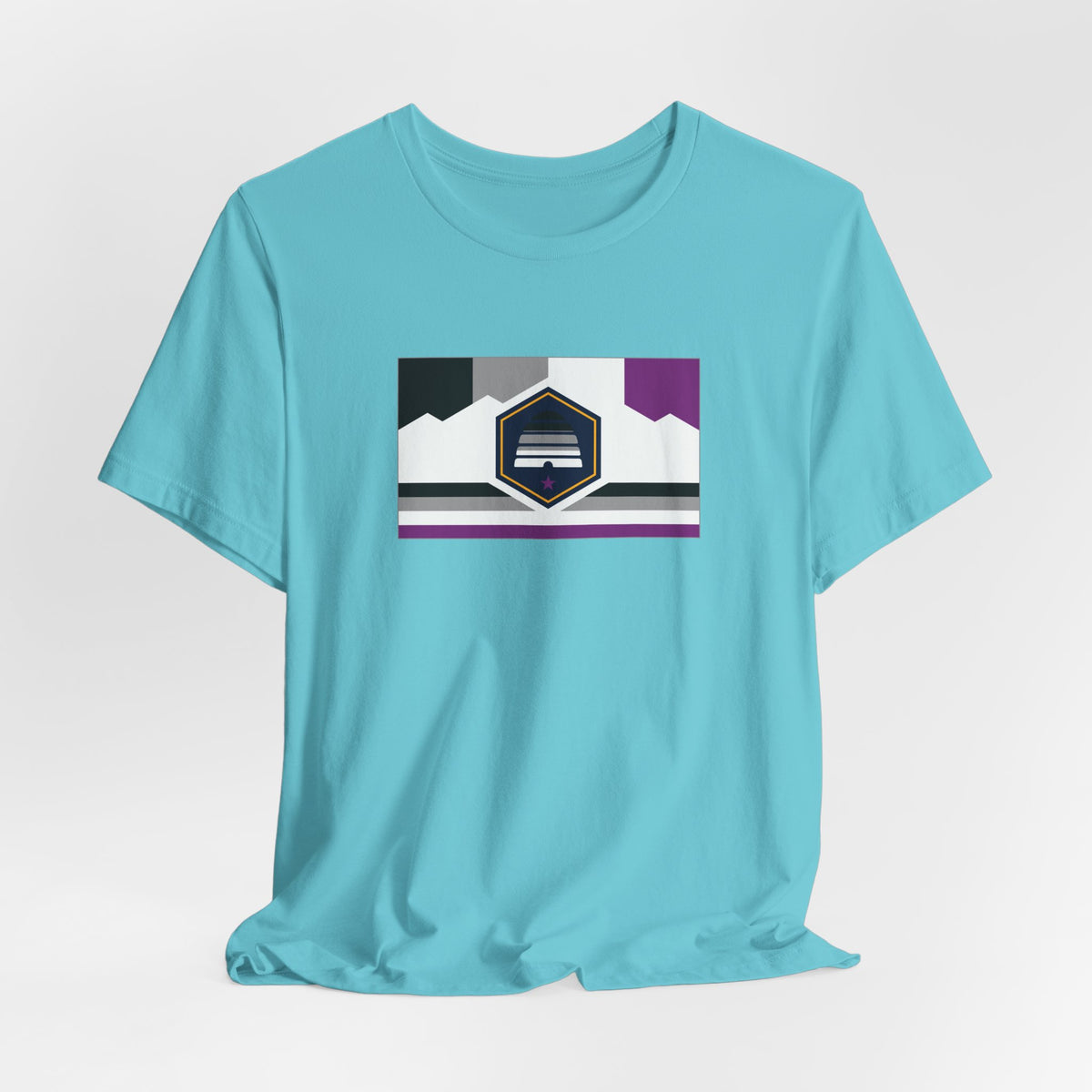 Utah Asexual Pride Flag T-shirt, Several Color Options