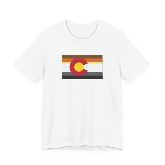 Colorado Bear Pride Flag T-shirt, Several Color Options