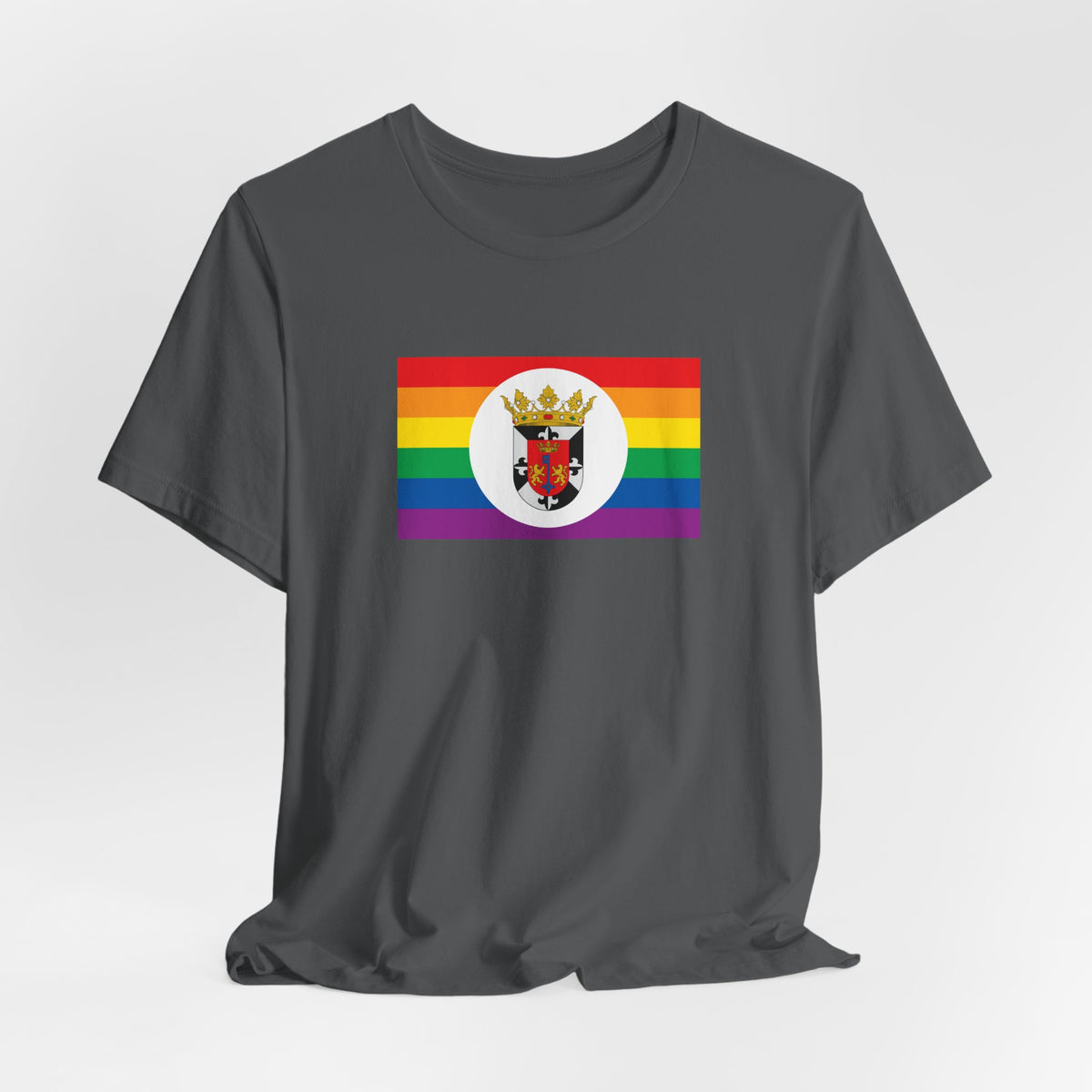 Santo Domingo, Dominican Republic Rainbow Pride Flag T-shirt, Several Color Options