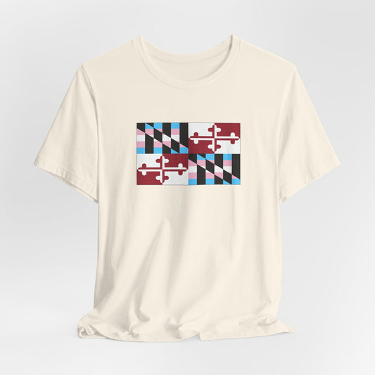 Maryland Transgender Pride Flag T-shirt, Several Color Options