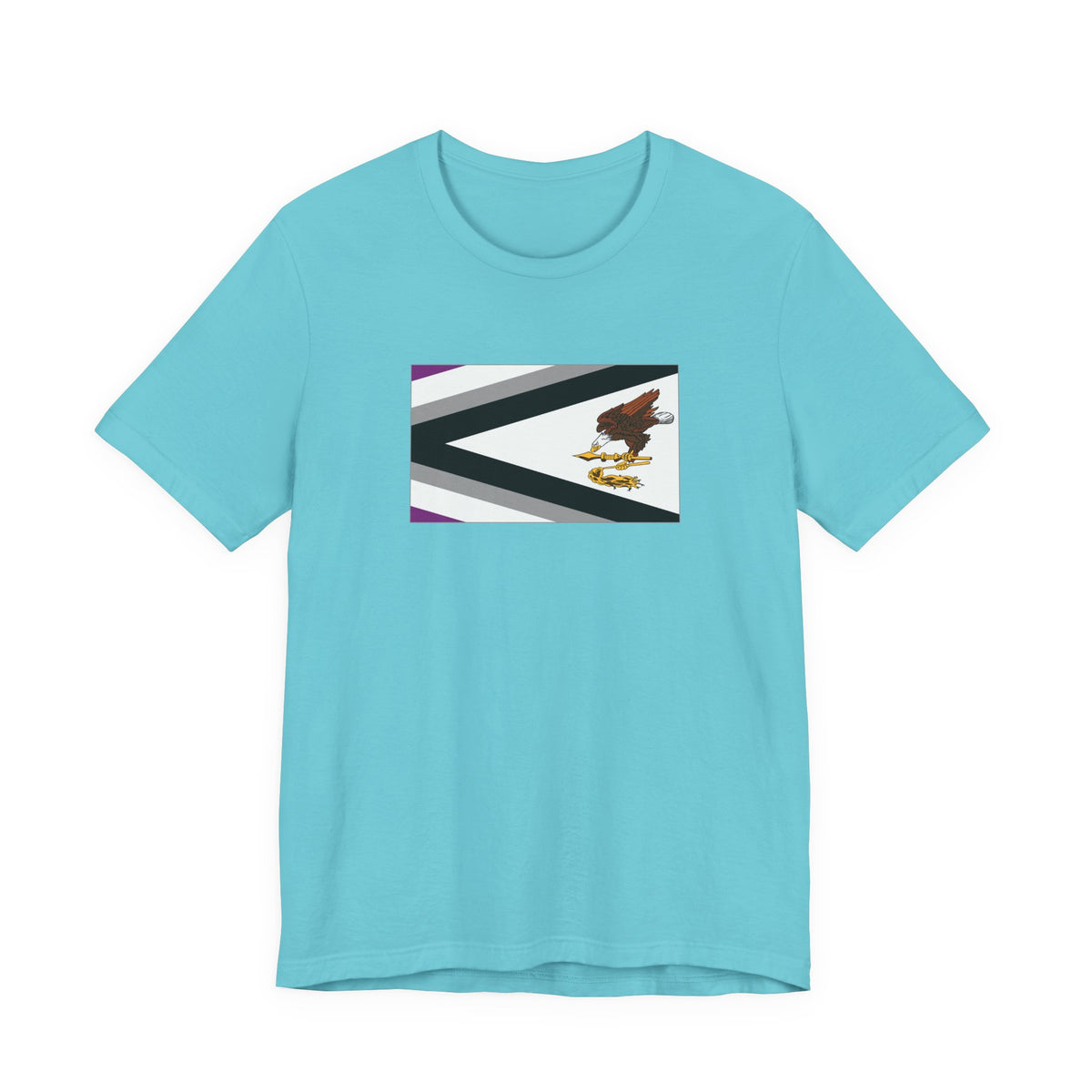 American Samoa Asexual Pride Flag T-shirt, Several Color Options
