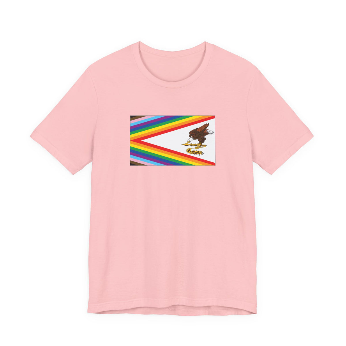 American Samoa Rainbow Pride Flag T-shirt, Several Color Options