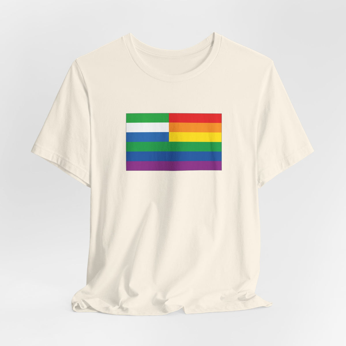 Sierra Leone Rainbow Pride Flag T-shirt, Several Color Options