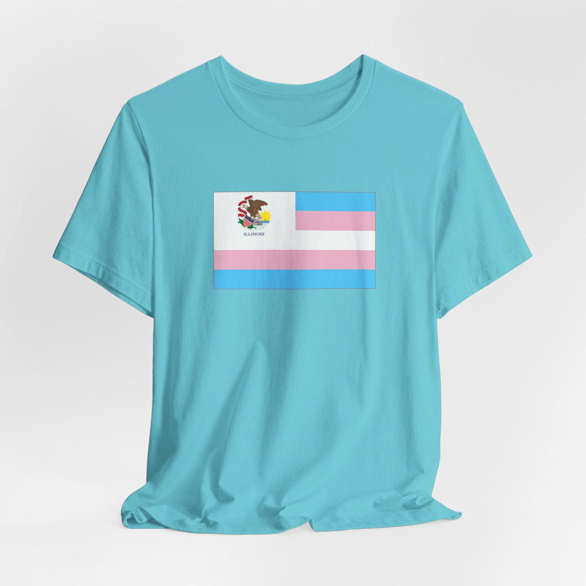 Illinois Transgender Pride Flag T-shirt, Several Color Options