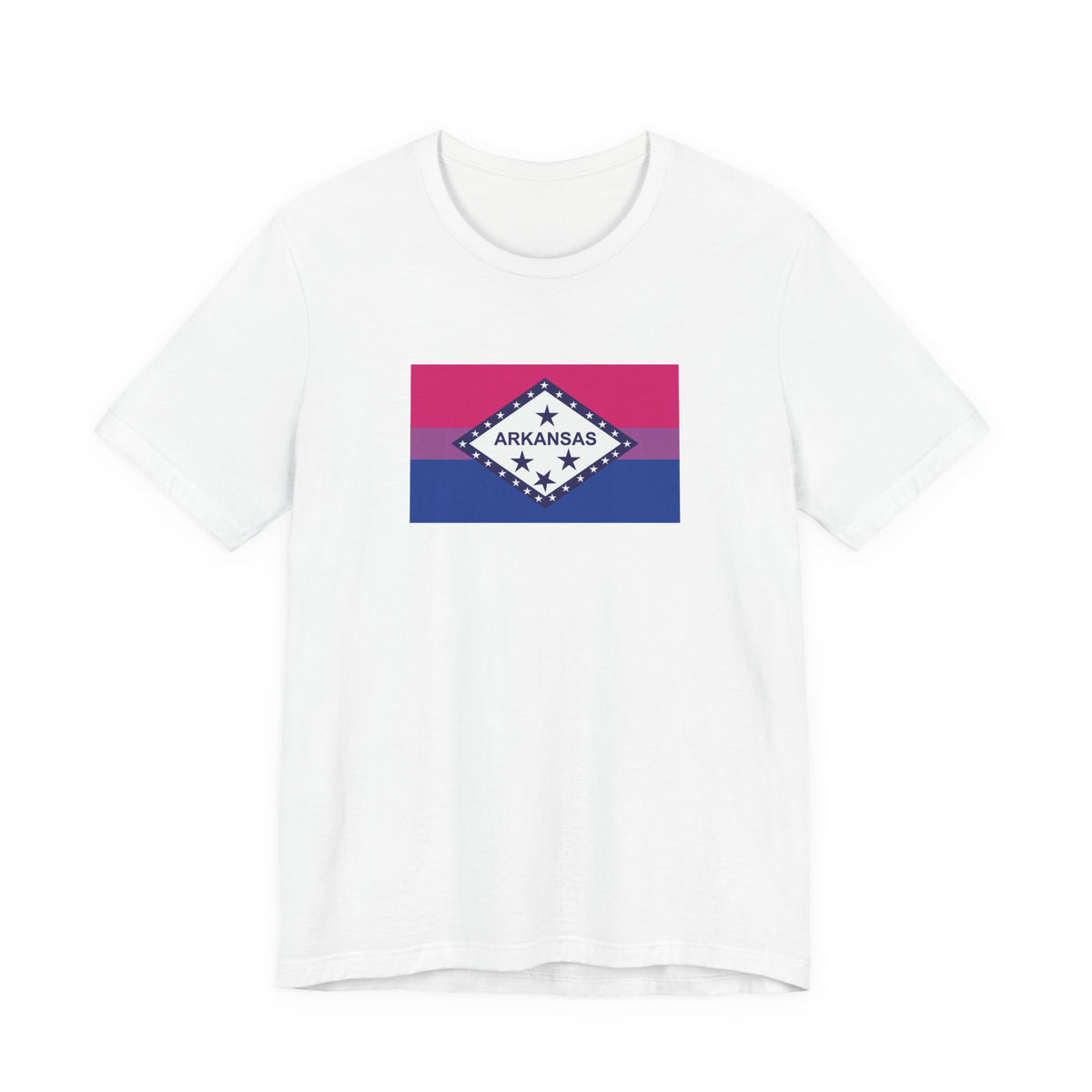 Arkansas Bisexual Pride Flag T-shirt, Several Color Options