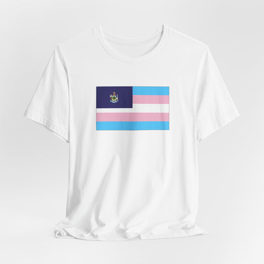Maine Transgender Pride Flag T-shirt, Several Color Options