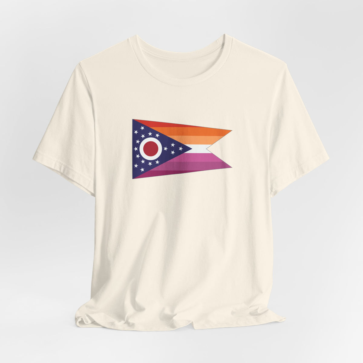 Ohio Lesbian Pride Flag T-shirt, Several Color Options