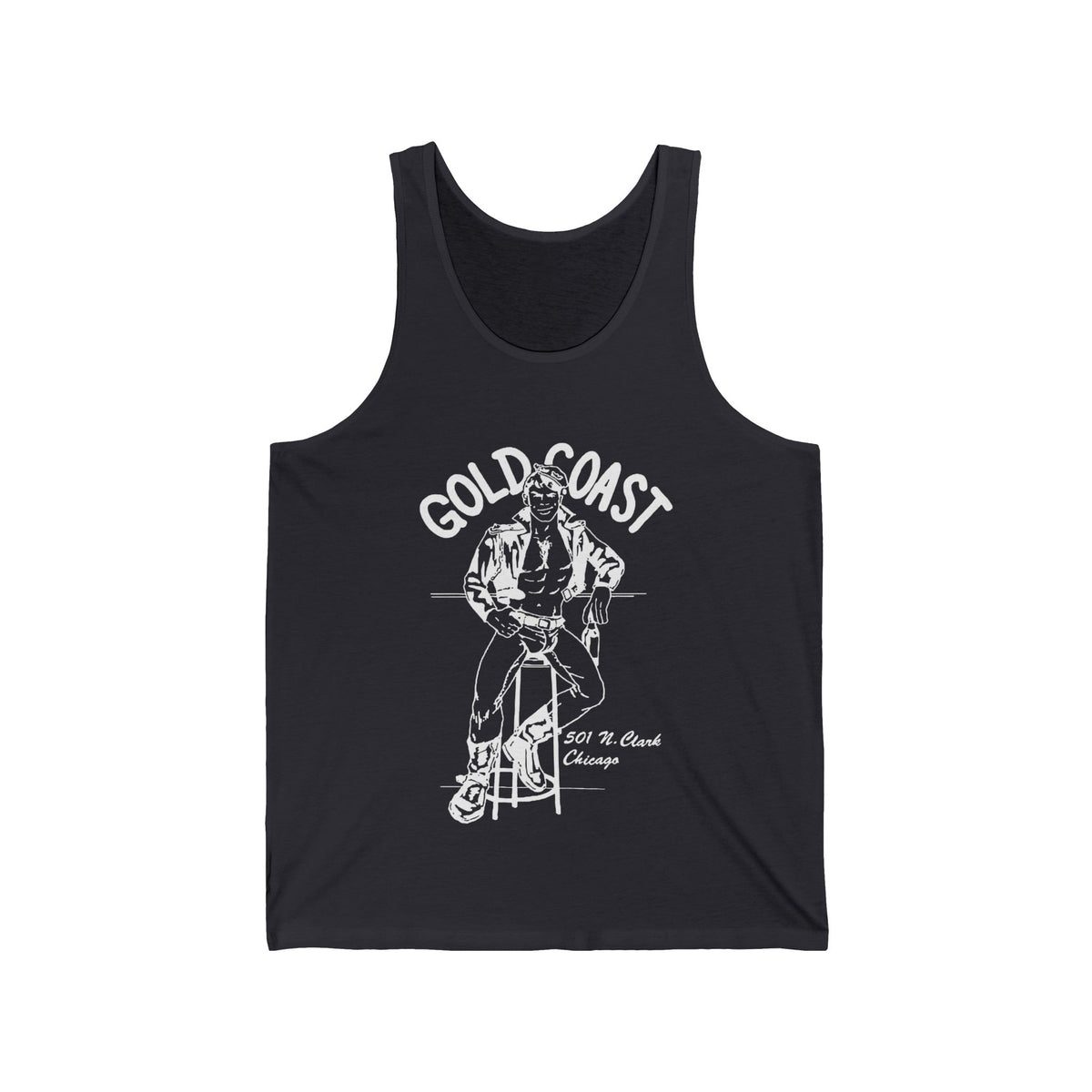 GOLD COAST Tank Top - Historic Queer Bar & Leather Culture Tribute
